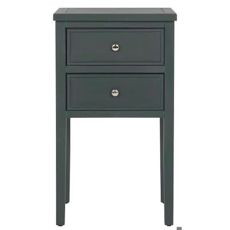 Safavieh Toby End Table- Steel Teal - 29.7 x 14.2 x 16.9 in. AMH6625B